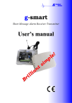 g-smart User's manual - IS Intelligent