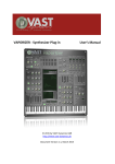 VAPORIZER - Synthesizer Plug-in User's Manual