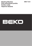 BEKO WMI 71241 User Manual Pdf - Alle