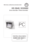 Industrial Chart Recorder Communication Interface User's Manual