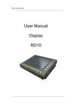 User Manual Display RD10
