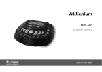 MPS-500 e-drum modul user manual