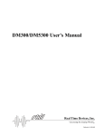 DM300/DM5300 User's Manual