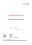 PPP Specification and User Manual