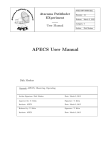 APECS User Manual
