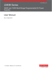 Series 2260B User Manual