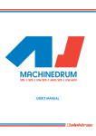 Machinedrum User's manual