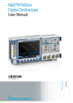 R&S RTM2 User Manual