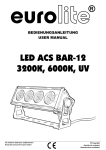EUROLITE LED ML-56 RGB 36x1W User Manual