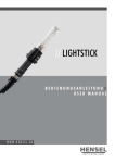 Bedienungsanleitung / User Manual Lightstick