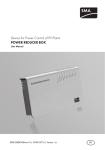 POWER REDUCER BOX - User Manual