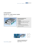 PZ 70E User Manual E-610 LVPZT Controller / Amplifier