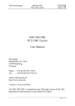 SIS1100-CMC PCI CMC Carrier User Manual