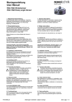 Montageanleitung User Manual