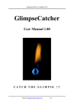 GlimpseCatcher User Manual 1.00