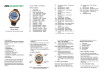 Outdoor Computer arancia / AltiSki User Manual