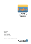 Easylon Mini PCIe Socket Interface+ User Manual