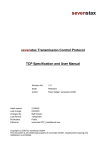 TCP Specification and User Manual