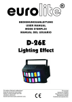 EUROLITE D-26 User Manual