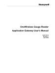 OneWireless Gauge Reader Application Gateway User's Manual