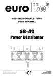 EUROLITE SB-42 User Manual