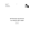 SPCM Dynamic Link Libraries User Manual for DPC module