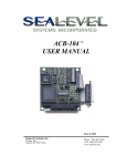 3512 User Manual - Sealevel Systems, Inc