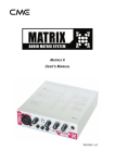 Matrix X User's Manual