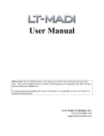 User Manual - Lynx Studio Technology, Inc.