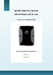 WinPAC-5000 User Manual (WinCE Based, eVC