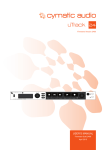 Cymatic Audio uTrack 24 User's Manual