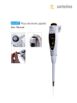 User Manual Picus electronic pipette