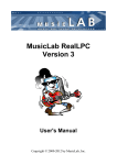 RealLPC User's Manual