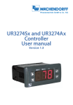 UR3274Sx and UR3274Ax Controller User manual
