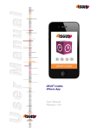 User Manual Release 1.02 ZEUS mobile iPhone App