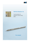 PinPrick Stimulator Set User manual