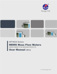 MEMS Mass Flow Meters User Manual (VA.3)
