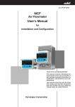 MCF User's Manual - Azbil Corporation