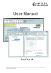 User manual AutoClick v4