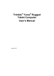 Trimble Yuma Rugged Tablet Computer User's Manual