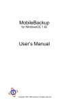 MobileBackup User's Manual