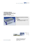 PZ170E User Manual E-481 High-Performance Piezo Amplifier