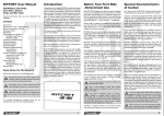 RITCHEY User Manual Introduction Before Your First