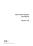 Brain Vision Analyzer User Manual Version 1.05