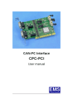 CPC-PCI/SJA1000 User Manual
