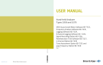 User Manual: Hand-held Analyzer Types 2250 and