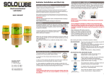 user manual Electromechanical Lubricator Sololube