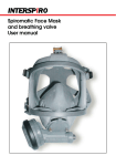 Spiromatic Face Mask and breathing valve User manual