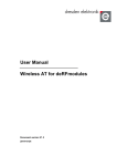 User Manual Wireless AT for deRFmodules