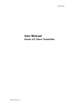 User Manual, Ascom a41 Alarm Transmitter, TD 92351gb